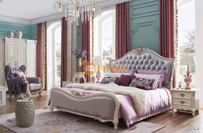 Một số bộ giường tủ phòng ngủ tại Hà Nội của Vương Quốc Nội Thất bán chạy nhất
